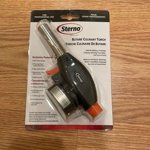 Sterno butane culinary torch, Brand New